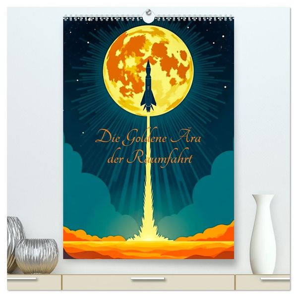 Die Goldene Ära der Raumfahrt (hochwertiger Premium Wandkalender 2027 DIN A2 hoch) Kunstdruck in Hochglanz
