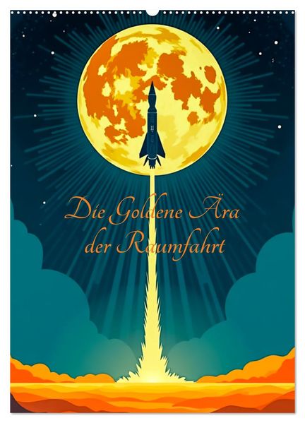 Die Goldene Ära der Raumfahrt (Wandkalender 2027 DIN A2 hoch) CALVENDO Monatskalender