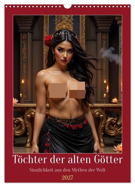 Töchter der alten Götter (Wandkalender 2027 DIN A3 hoch) CALVENDO Monatskalender