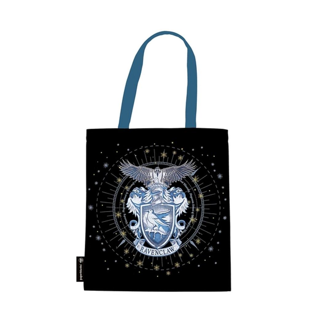 Ravenclaw Tote (Black) Canvas Bag by Paperblanks (Harry Potter Collection)