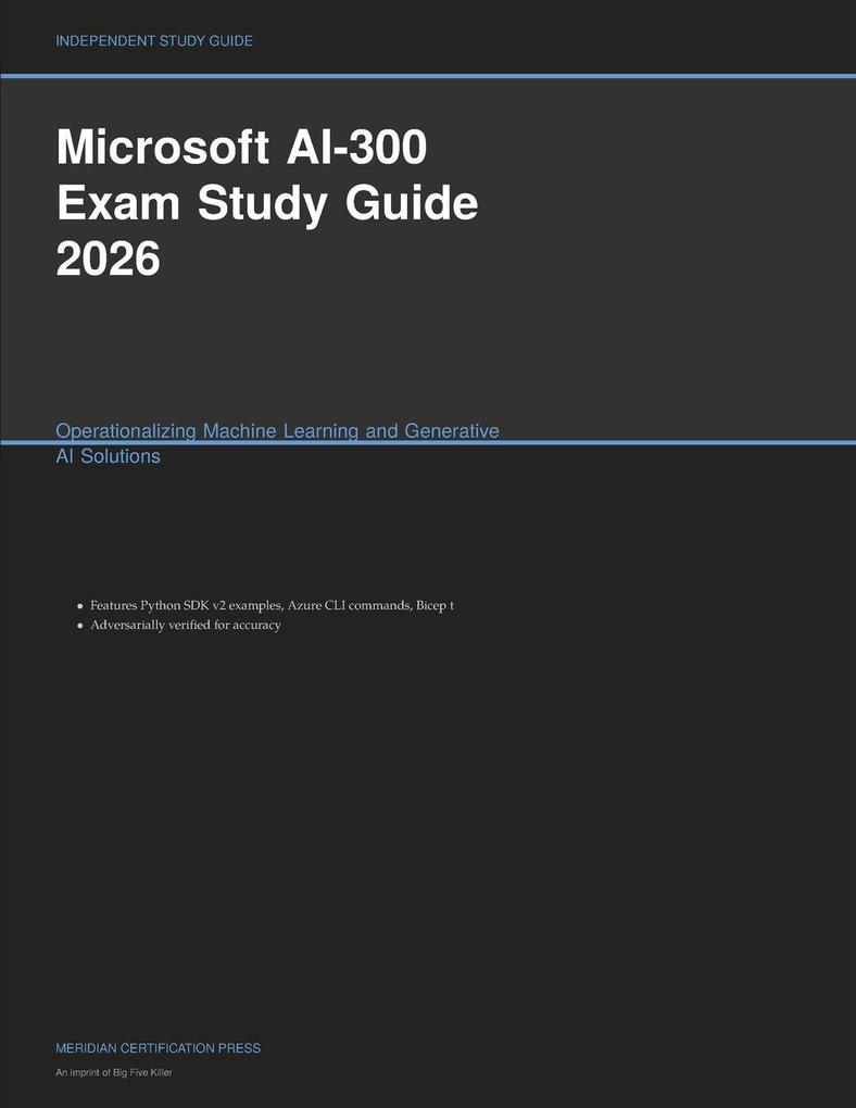 Microsoft AI-300 Exam Study Guide 2026