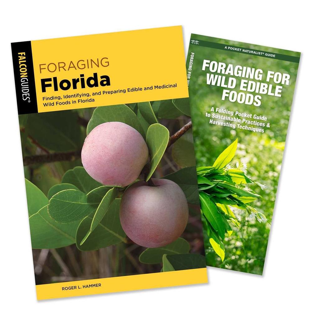 Foraging Florida Guidebook and Folding Pocket Guide Bundle