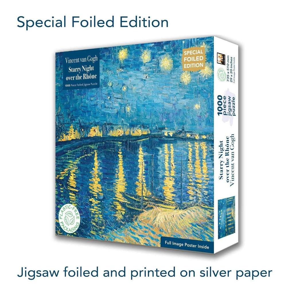 Special Edition Adult Foiled Jigsaw Puzzle Vincent Van Gogh: Starry Night Over the Rhône