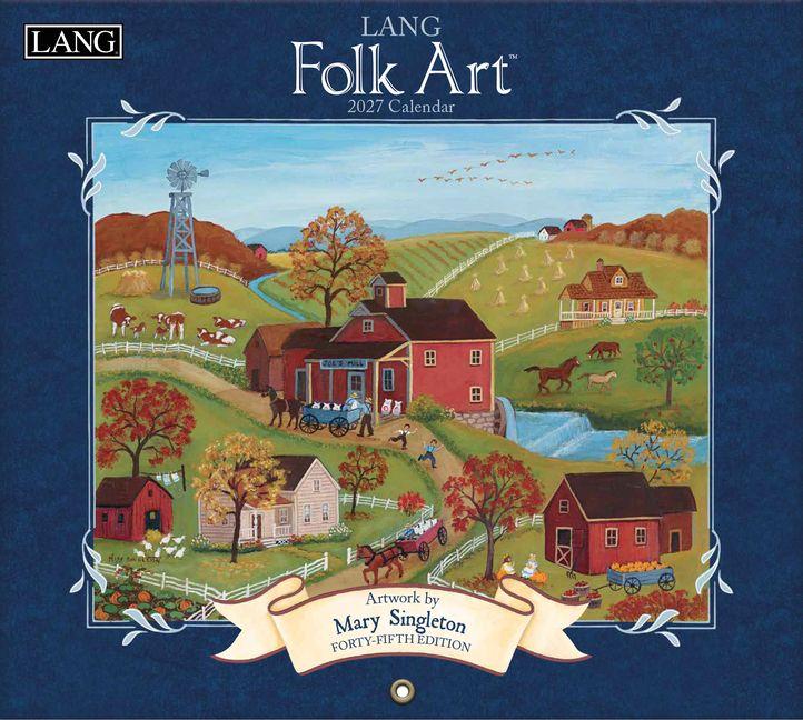 Lang Folk Art 2027 Wall Calendar