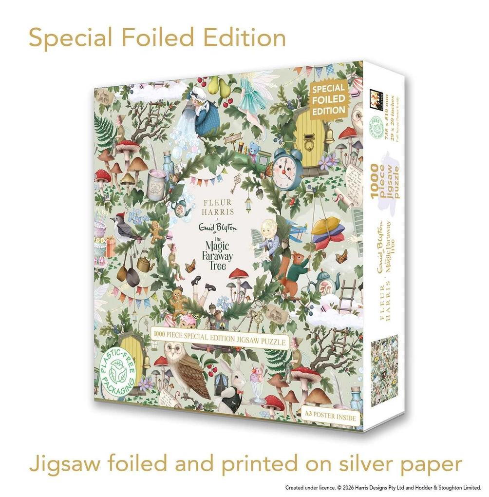 Special Edition Adult Foiled Jigsaw Puzzle Enid Blyton & Fleur Harris: The Magic Faraway Tree