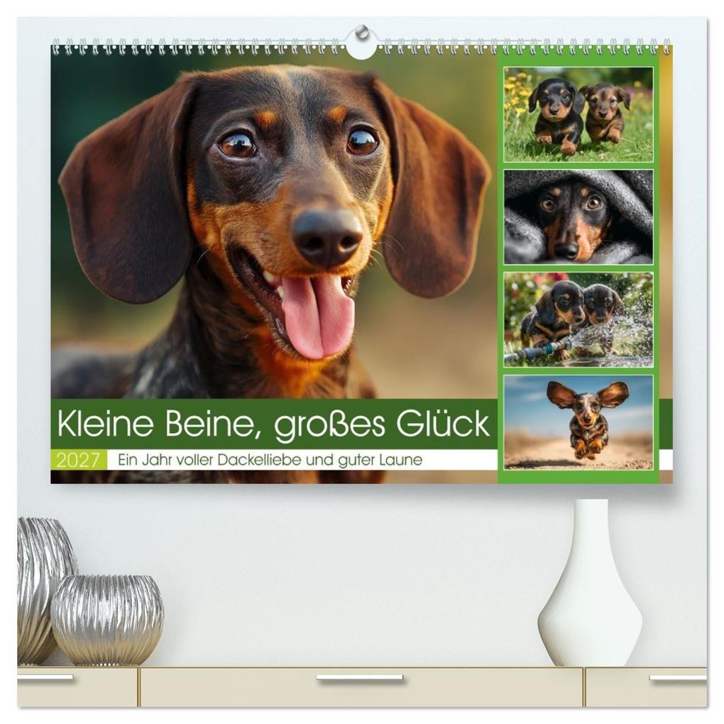 Kleine Beine großes Glück (hochwertiger Premium Wandkalender 2027 DIN A2 quer) Kunstdruck in Hochglanz