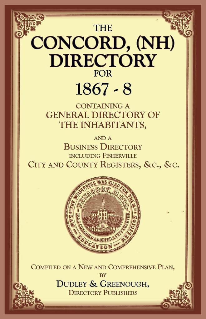 Concord (NH) Directory 1867-8