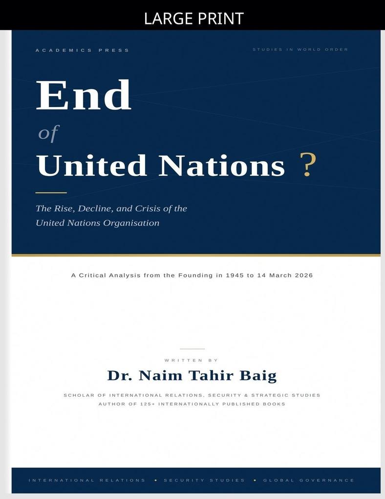 End of United Nations ?