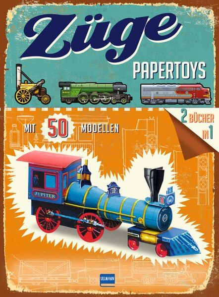 Papertoys Züge