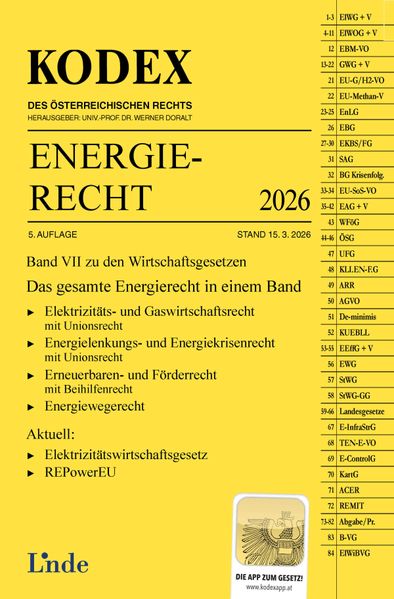 KODEX Energierecht 2026