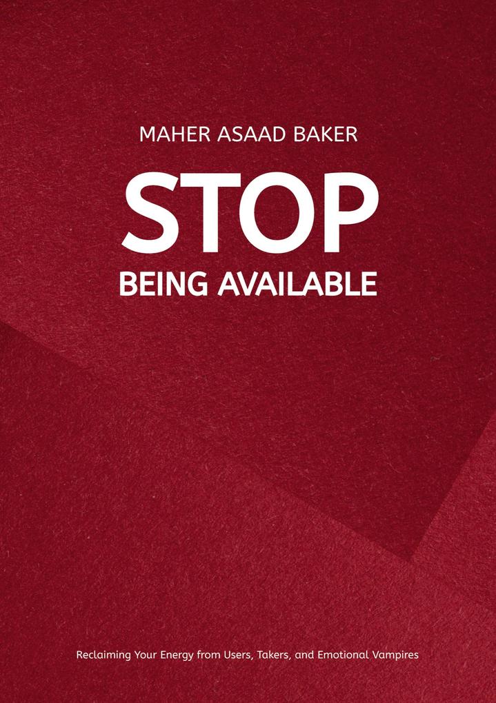 Stop Being Available