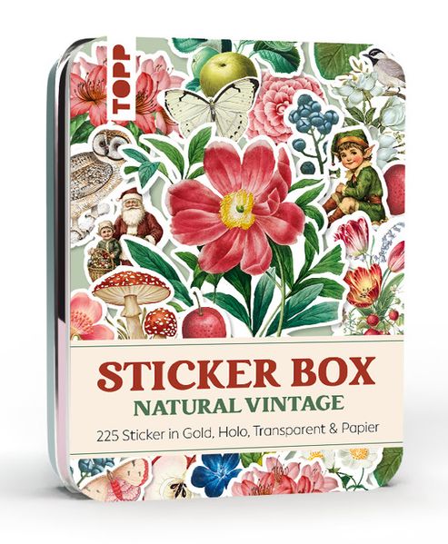 Sticker Box - Natural Vintage