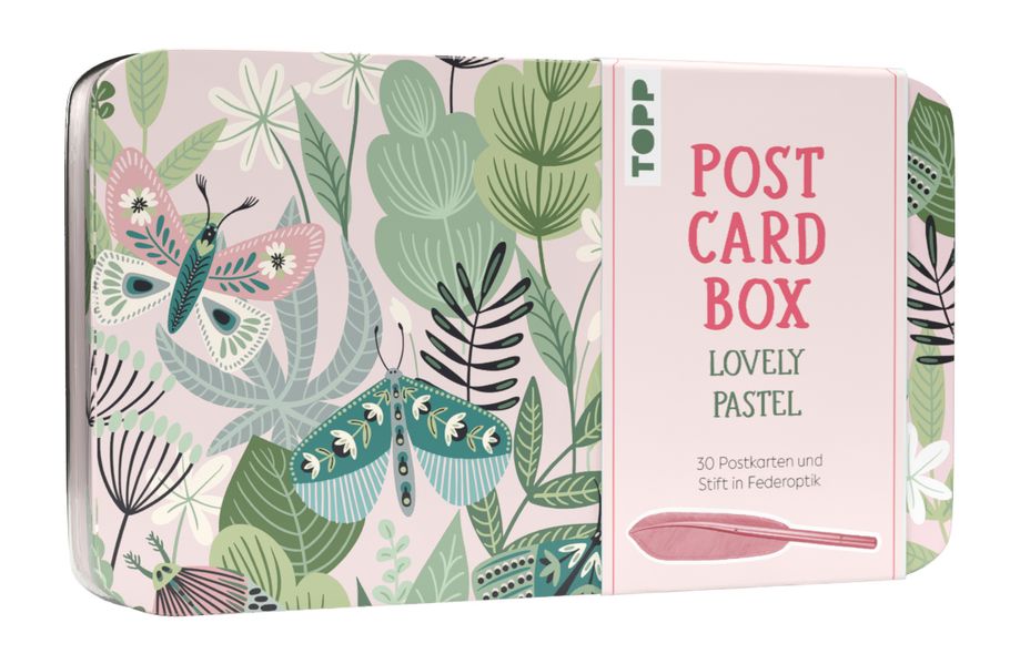 Postcard Box - Lovely Pastel