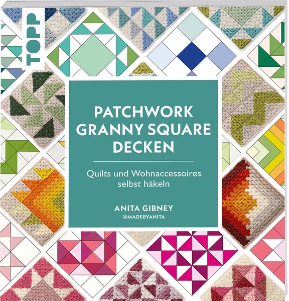 Patchwork Granny Square Decken