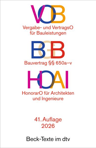 VOB / BGB / HOAI