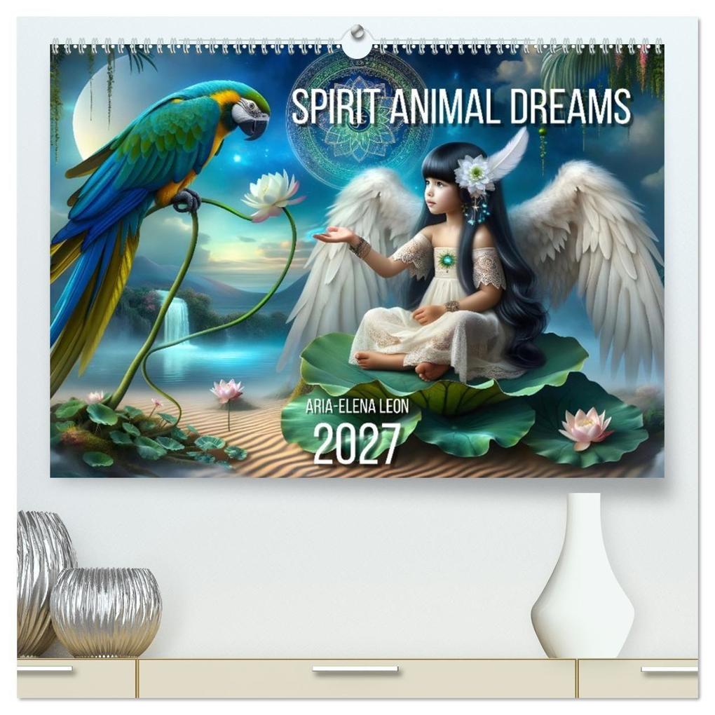 Spirit Animal Dreams (High Quality Premium Wall Calendar 2027 DIN A2 landscape)CALVENDO 12 Month Wall Calendar