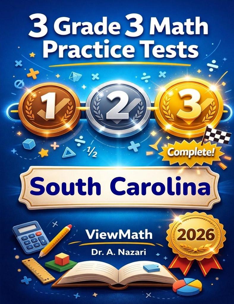 3 South Carolina SC READY Grade 3 Math Practice Tests