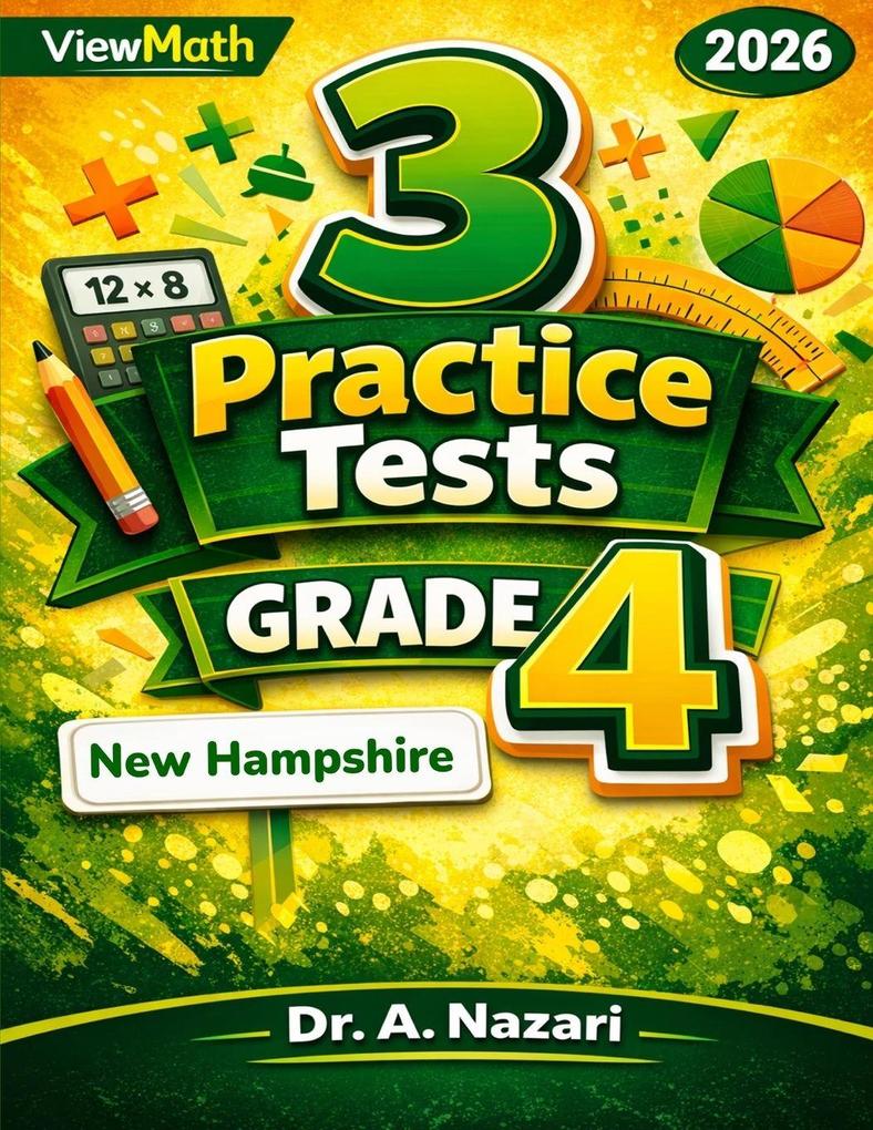 3 New Hampshire NH SAS Grade 4 Math Practice Tests