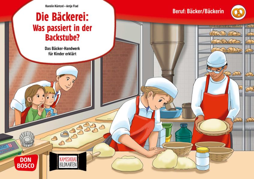 Die Bäckerei: Was passiert in der Backstube? Kamishibai Bildkartenset
