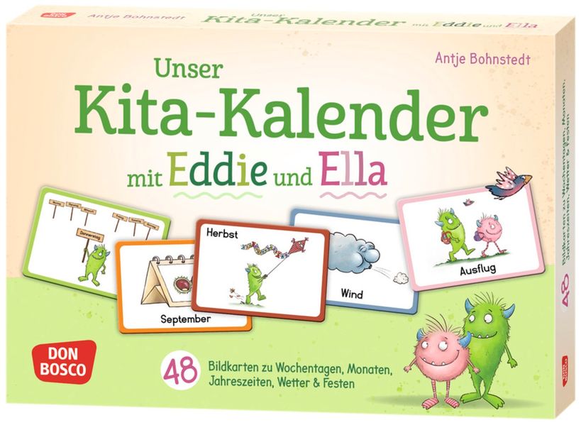 Unser Kita-Kalender mit Eddie und Ella