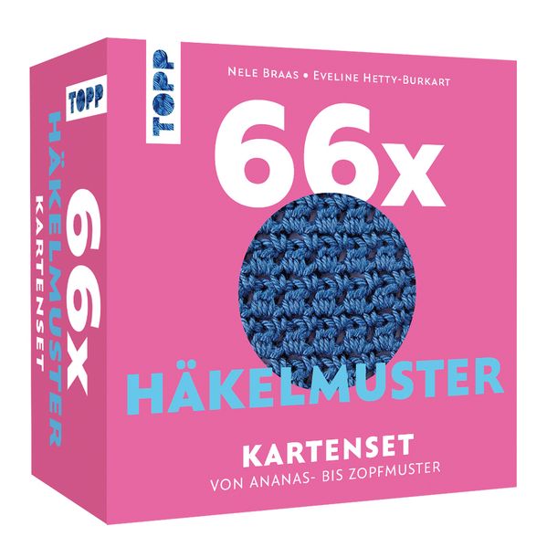 66x Häkelmuster Kartenset