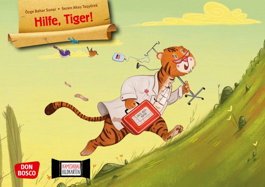 Hilfe Tiger! Kamishibai Bildkartenset