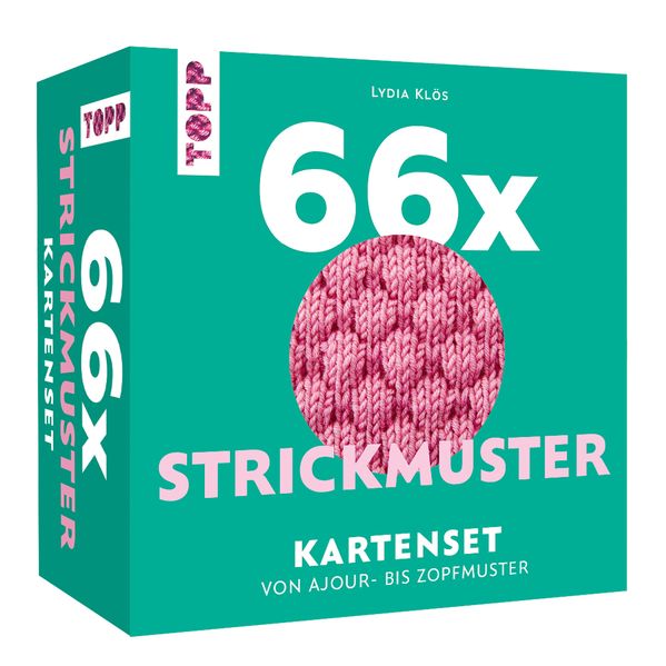 66x Strickmuster Kartenset