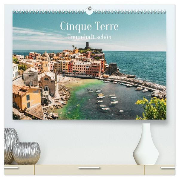 Cinque Terre - Traumhaft schön (hochwertiger Premium Wandkalender 2027 DIN A2 quer) Kunstdruck in Hochglanz