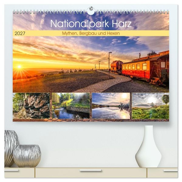 Nationalpark Harz - Mythen Bergbau und Hexen (hochwertiger Premium Wandkalender 2027 DIN A2 quer) Kunstdruck in Hochglanz