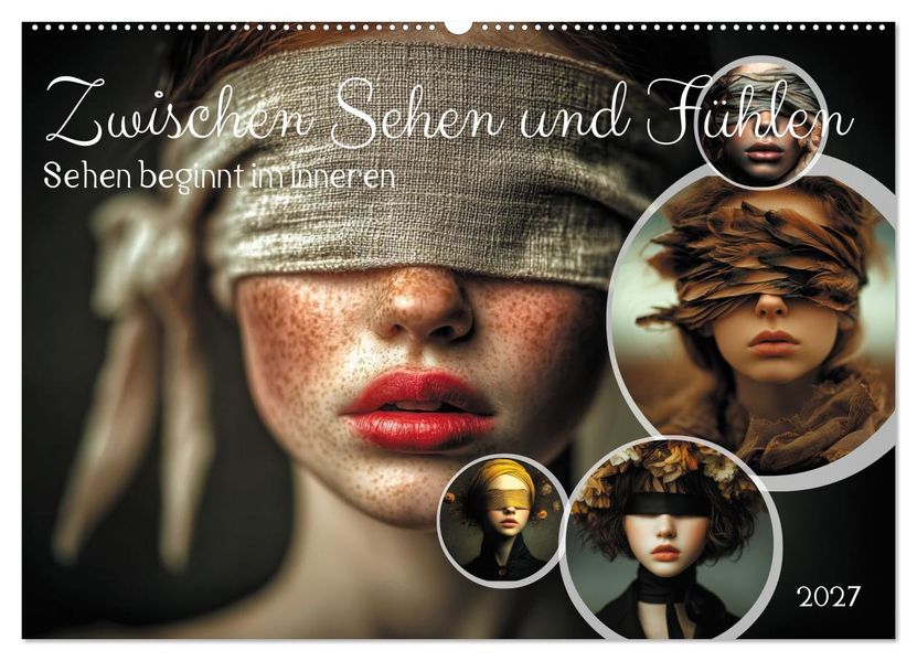 Zwischen Sehen und Fühlen (Wandkalender 2027 DIN A2 quer) CALVENDO Monatskalender