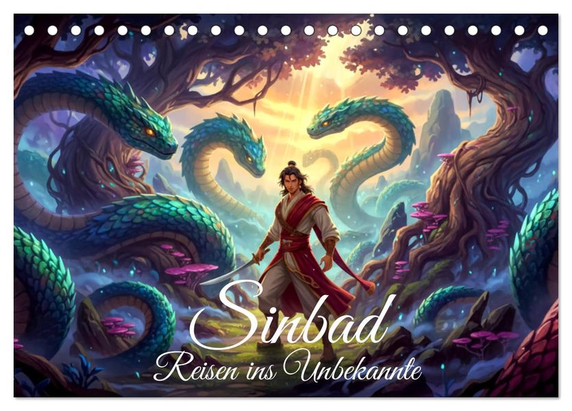 Sinbad - Reisen ins Unbekannte (Tischkalender 2027 DIN A5 quer) CALVENDO Monatskalender