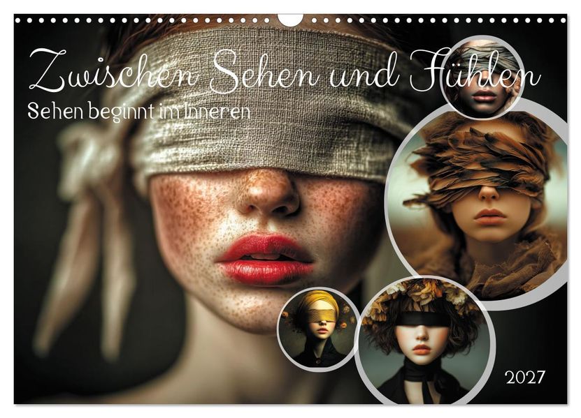 Zwischen Sehen und Fühlen (Wandkalender 2027 DIN A3 quer) CALVENDO Monatskalender