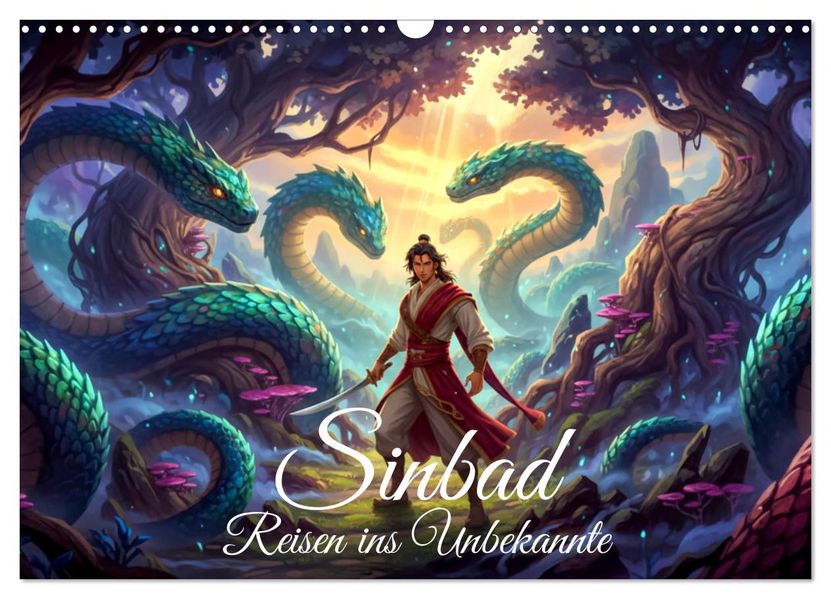 Sinbad - Reisen ins Unbekannte (Wandkalender 2027 DIN A3 quer) CALVENDO Monatskalender