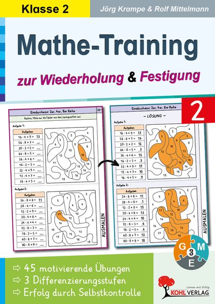 Mathe-Training zur Wiederholung und Festigung / Klasse 2
