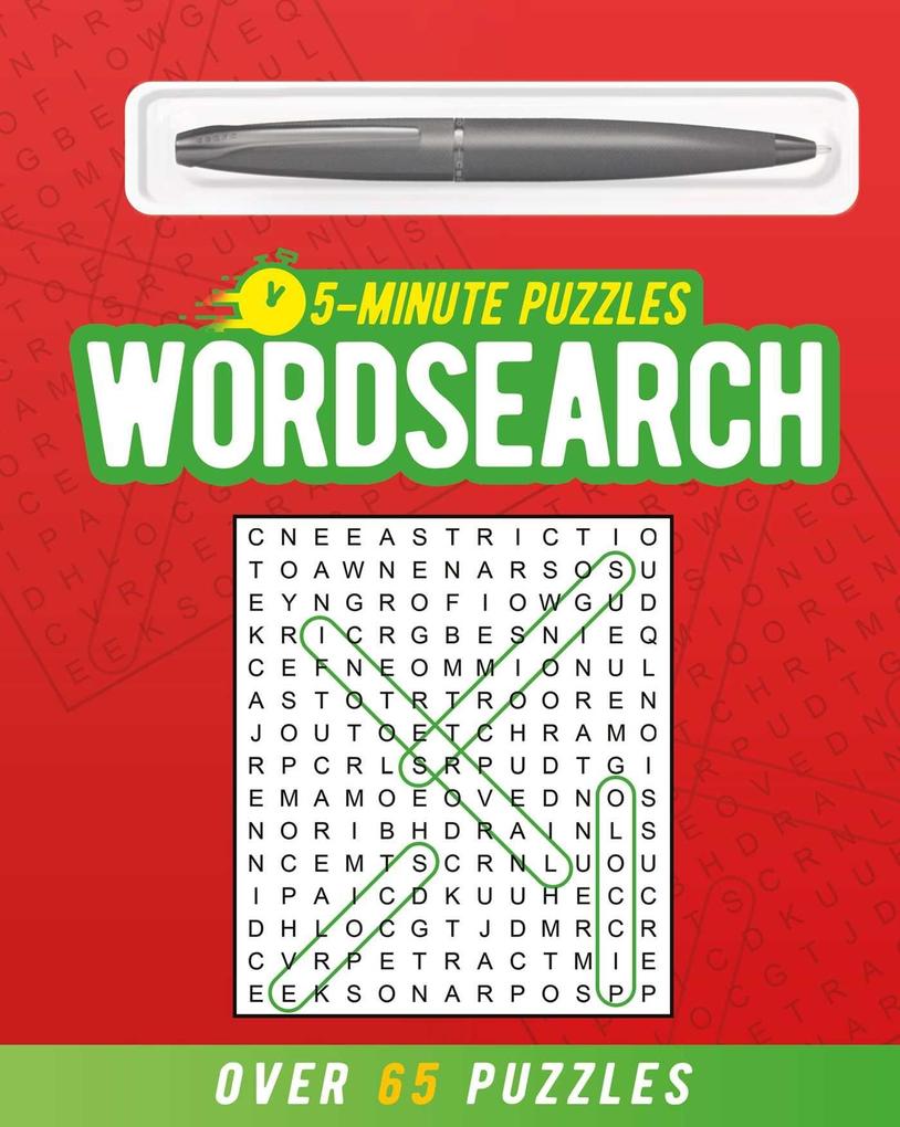 5-Minute Wordsearch (Includes Ball-Point Pen)