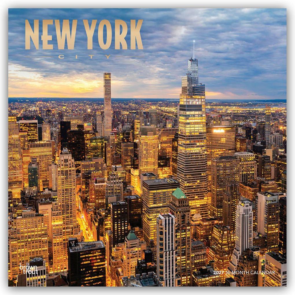 New York 2027 - 16-Monatskalender