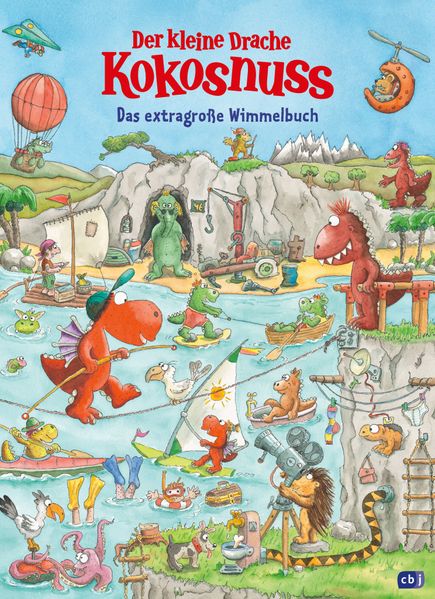 Der kleine Drache Kokonsnuss - Das extragroße Wimmelbuch