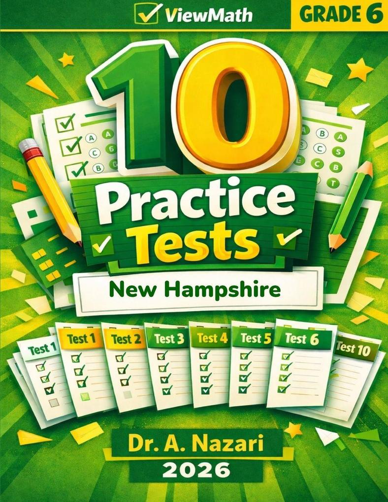 10 New Hampshire NH SAS Grade 6 Math Practice Tests