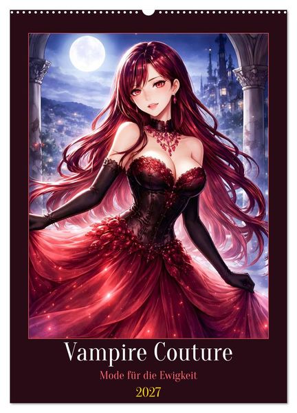 Vampire Couture (Wandkalender 2027 DIN A2 hoch) CALVENDO Monatskalender