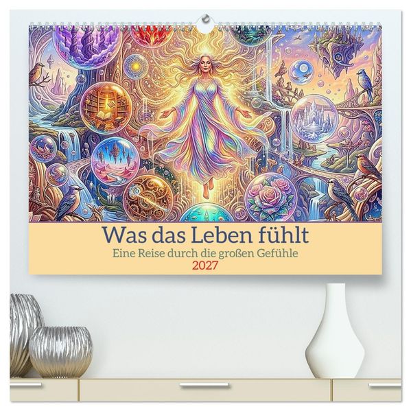 Was das Leben fühlt (hochwertiger Premium Wandkalender 2027 DIN A2 quer) Kunstdruck in Hochglanz