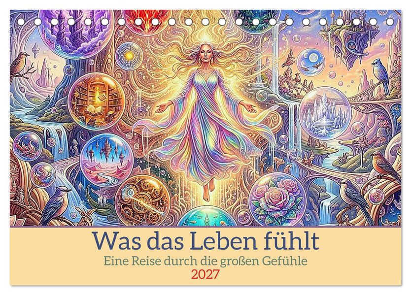 Was das Leben fühlt (Tischkalender 2027 DIN A5 quer) CALVENDO Monatskalender