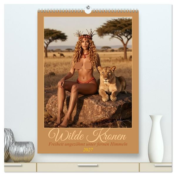 Wilde Kronen (hochwertiger Premium Wandkalender 2027 DIN A2 hoch) Kunstdruck in Hochglanz