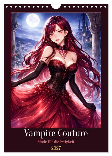 Vampire Couture (Wandkalender 2027 DIN A4 hoch) CALVENDO Monatskalender