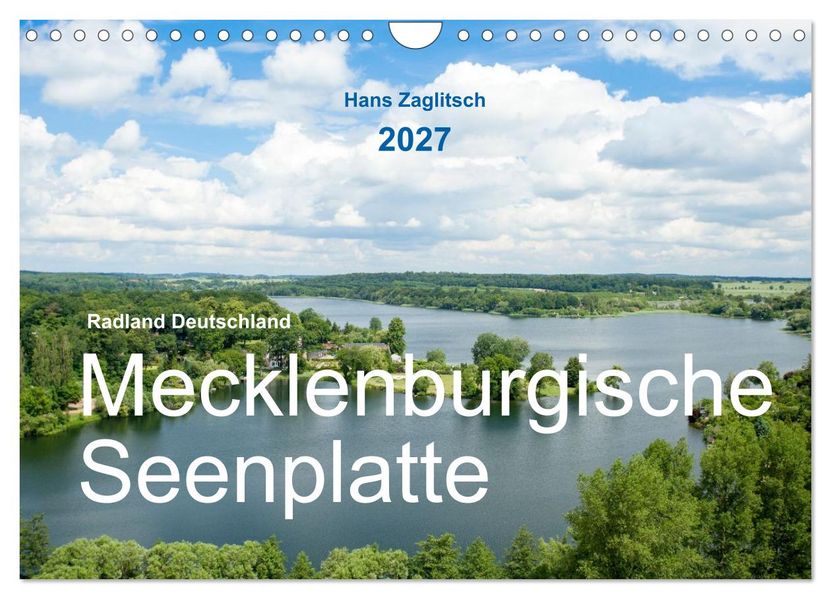 Radland Deutschland - Mecklenburgische Seenplatte (Wandkalender 2027 DIN A4 quer) CALVENDO Monatskalender