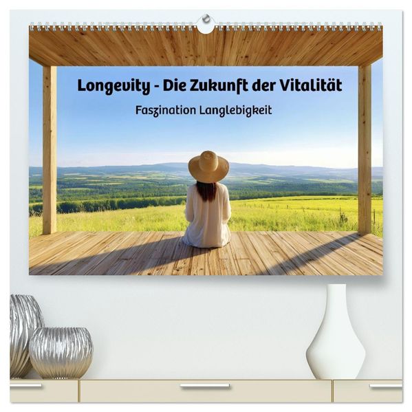 Longevity - Die Zukunft der Vitalität (hochwertiger Premium Wandkalender 2027 DIN A2 quer) Kunstdruck in Hochglanz