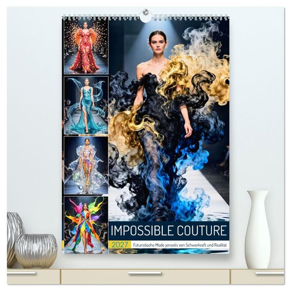 Impossible Couture - Futuristische Mode jenseits von Schwerkraft und Realität (hochwertiger Premium Wandkalender 2027 DIN A2 hoch) Kunstdruck in Hochglanz