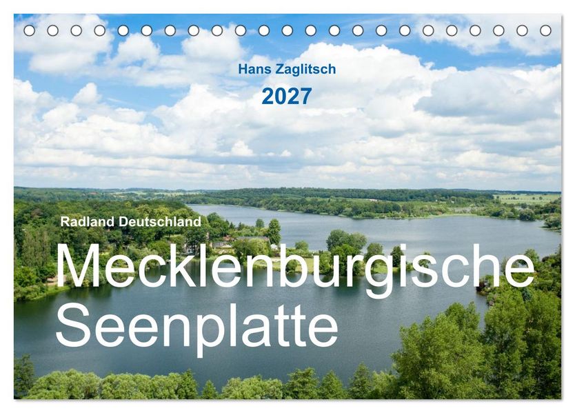 Radland Deutschland - Mecklenburgische Seenplatte (Tischkalender 2027 DIN A5 quer) CALVENDO Monatskalender