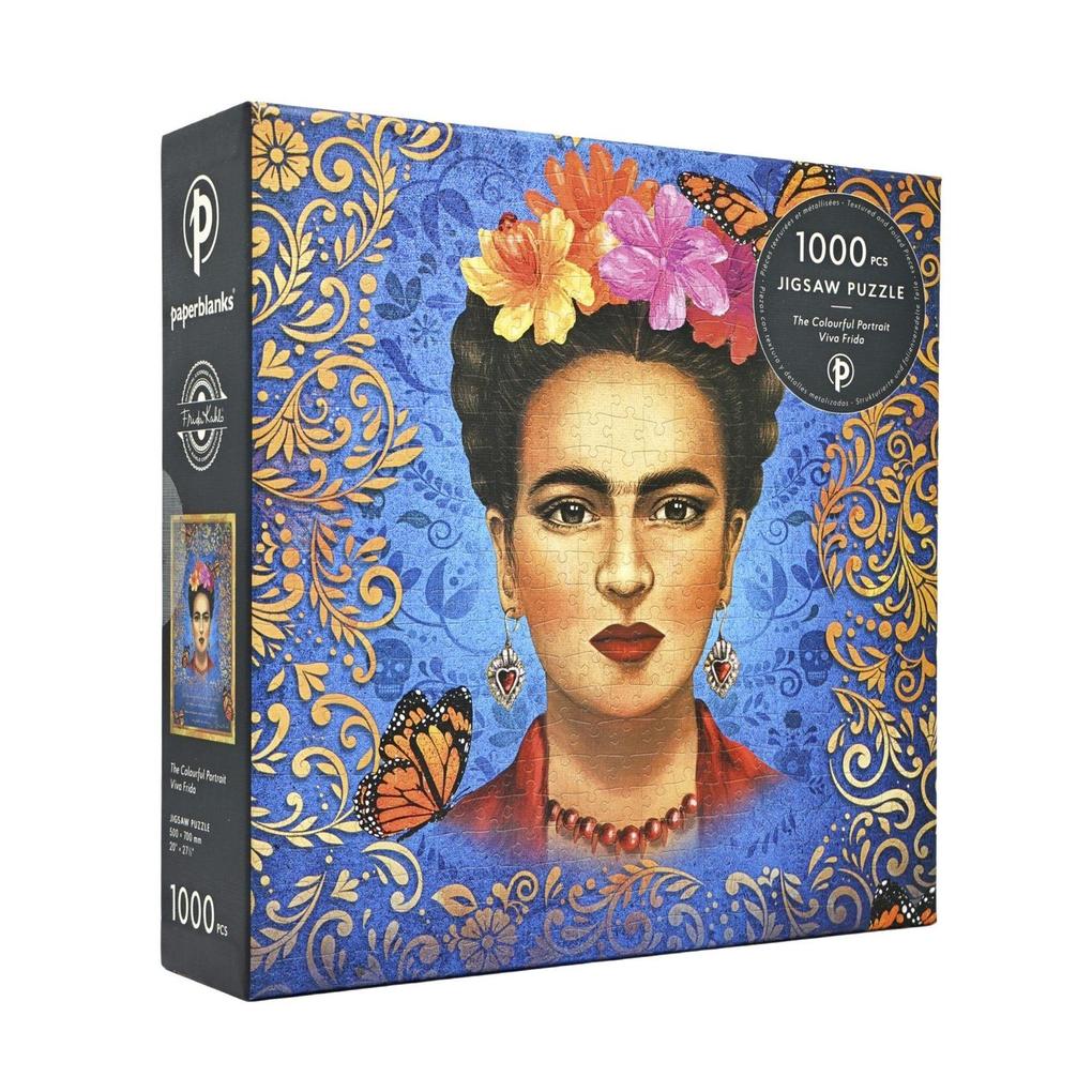 The Colourful Portrait 1000 Piece Jigsaw Puzzle by Paperblanks (Viva Frida)
