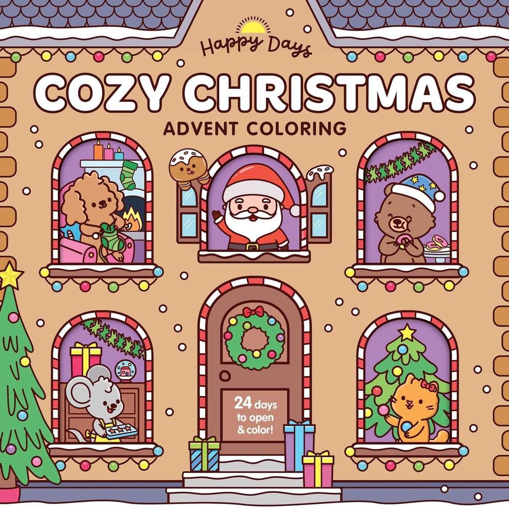 Cozy Christmas Advent Coloring Book