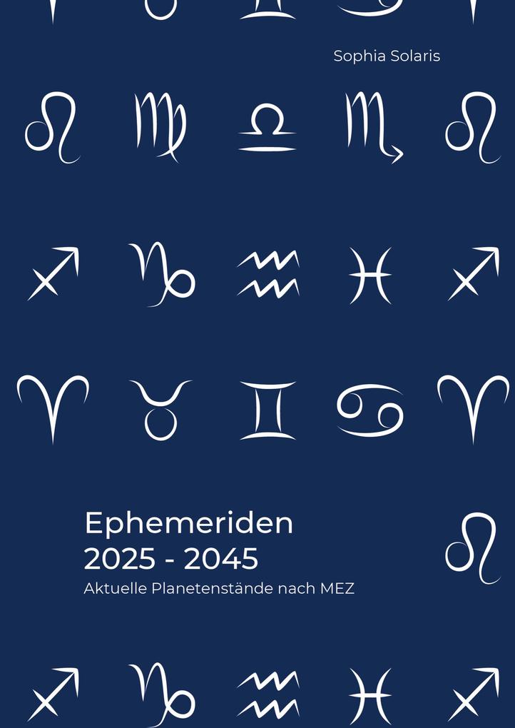 Ephemeriden 2025 bis 2045